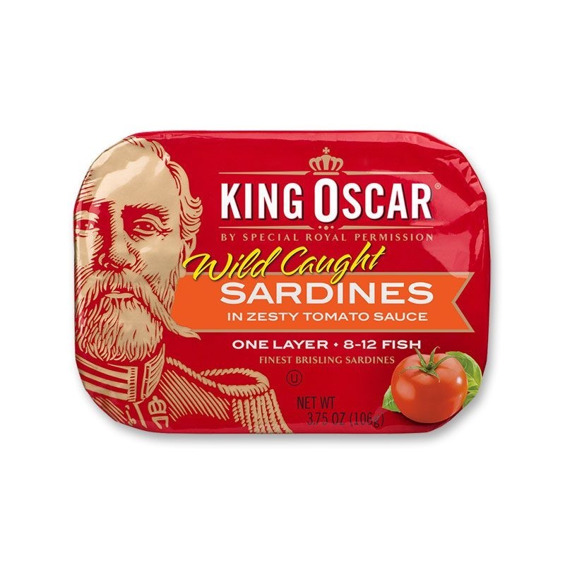 KING OSCAR SARDINES IN TOMATO SAUCE 105GM KING OSCAR SARDINES IN TOMATO SAUCE 105GM