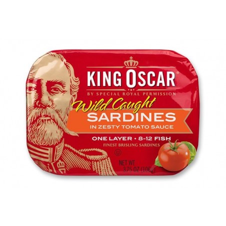 KING OSCAR SARDINES IN TOMATO SAUCE 105GM