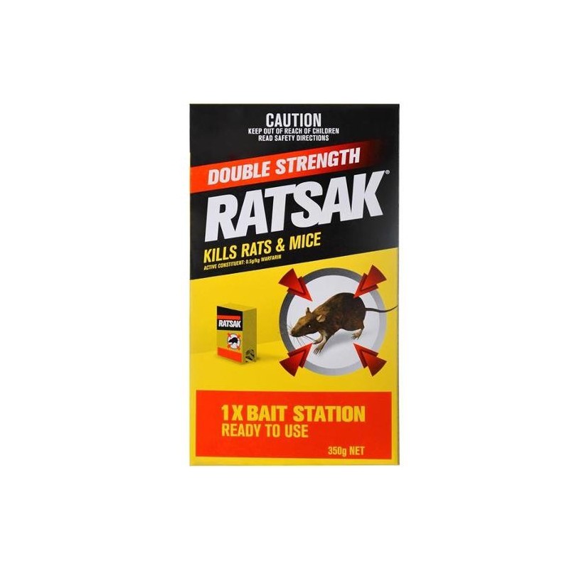 DOUBLE STRENGTH RODENTICIDE 350GM DOUBLE STRENGTH RODENTICIDE 350GM