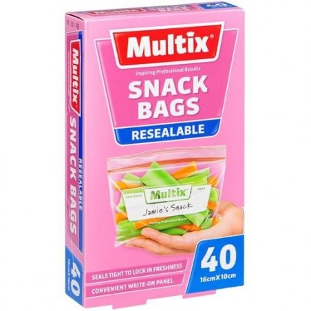 QUICK ZIP SNACK BAGS 40S