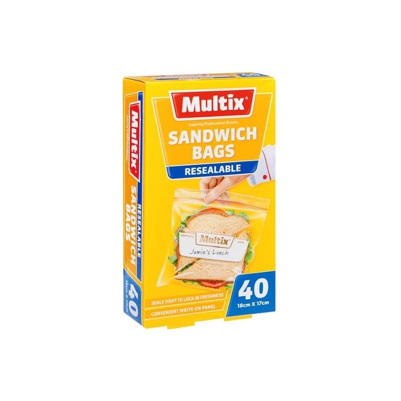 QUICK ZIP SANDWICH BAGS 40S QUICK ZIP SANDWICH BAGS 40S