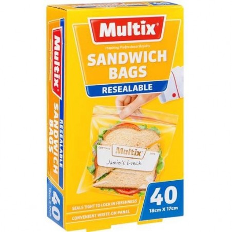 QUICK ZIP SANDWICH BAGS 40S