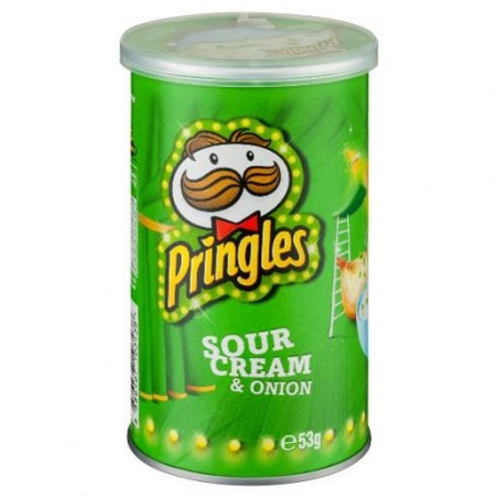 SOUR CREAM AND ONION POTATO CHIPS 53GM