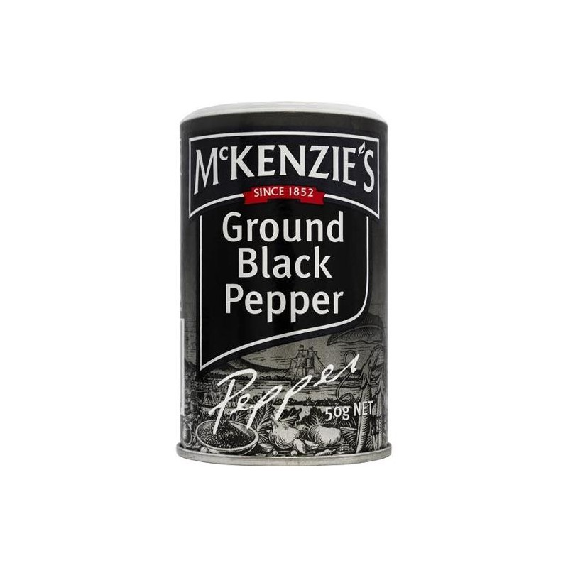 MCKEN PEPPER BLACK GROUND 50GM 50GM MCKEN PEPPER BLACK GROUND 50GM 50GM