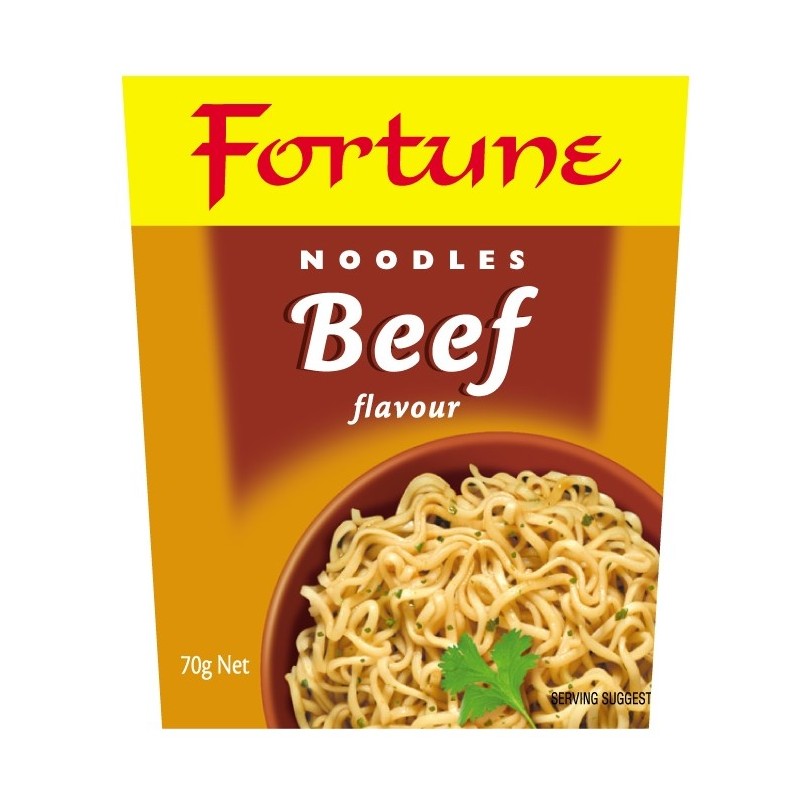 FORTUNE BEEF NOODLE CUP 70GM FORTUNE BEEF NOODLE CUP 70GM