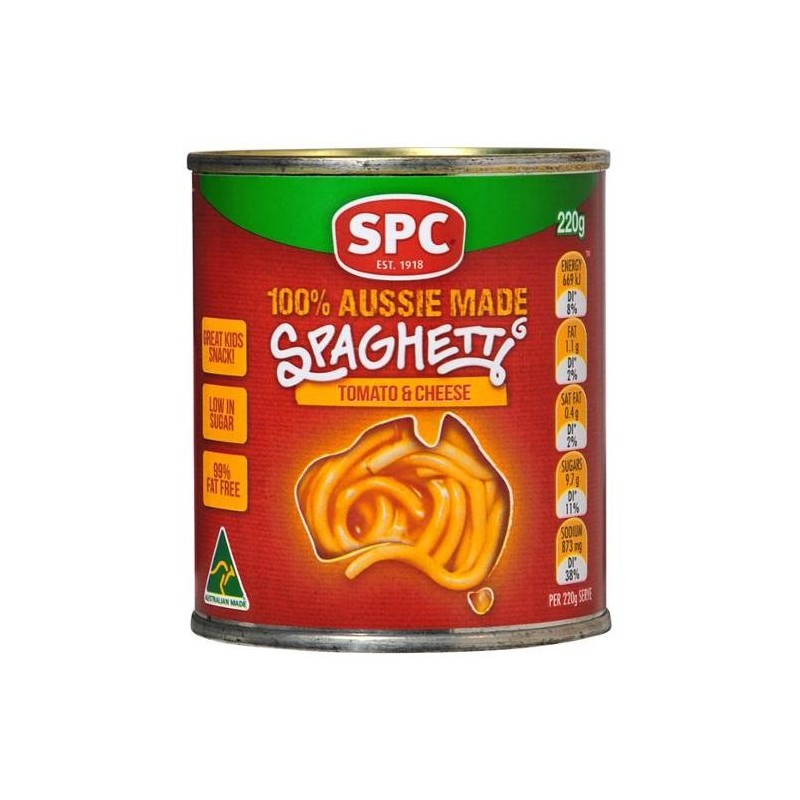 SPAGHETTI IN TOMATO and CHEESE 220G SPAGHETTI IN TOMATO and CHEESE 220G