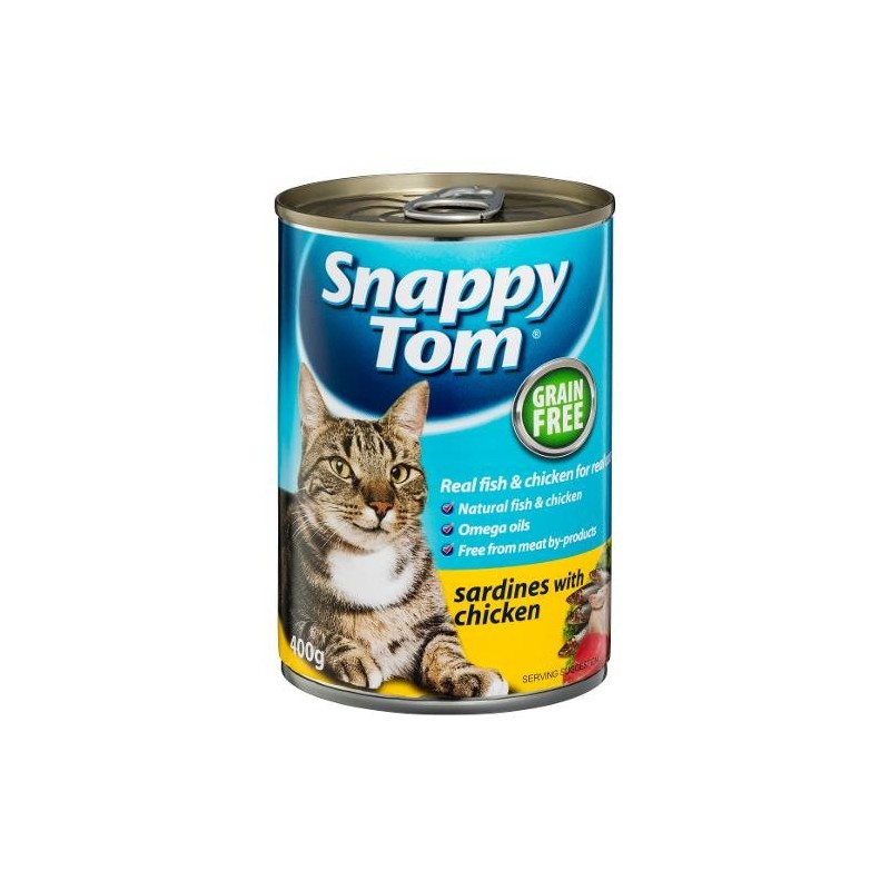 SARDINES CHICKEN IN PRAWN JELLY WET CAT FOOD 400G SARDINES CHICKEN IN PRAWN JELLY WET CAT FOOD 400G