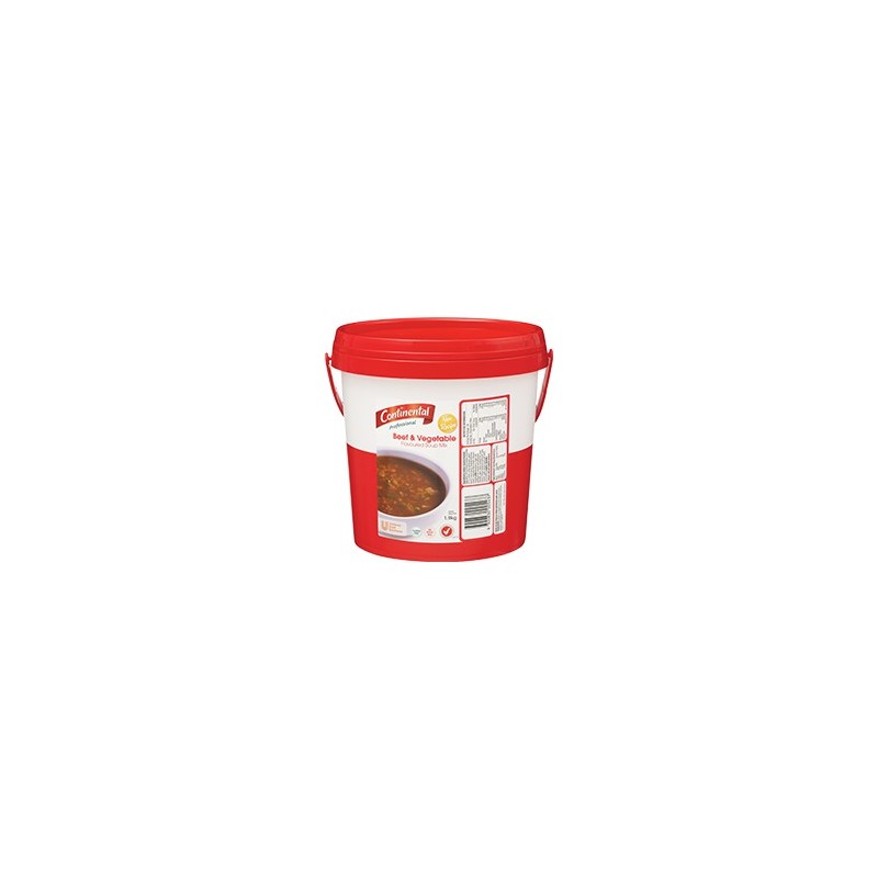 CONTINENTAL BEEF and VEGETABLE SOUP 1.9KG CONTINENTAL BEEF and VEGETABLE SOUP 1.9KG