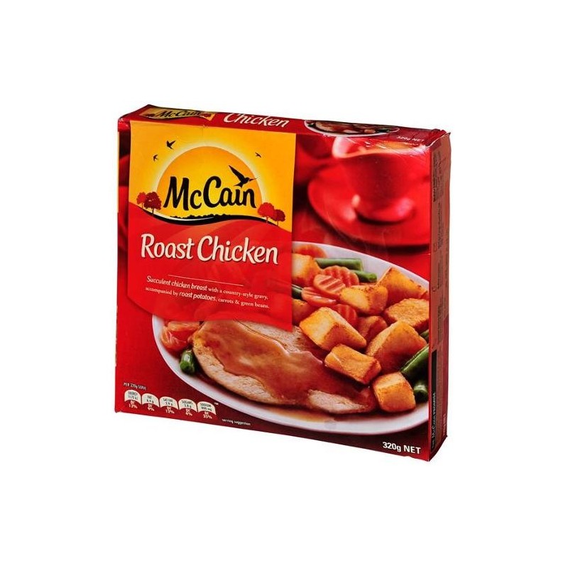 ROAST CHICKEN RED BOX DINNER 320GM ROAST CHICKEN RED BOX DINNER 320GM