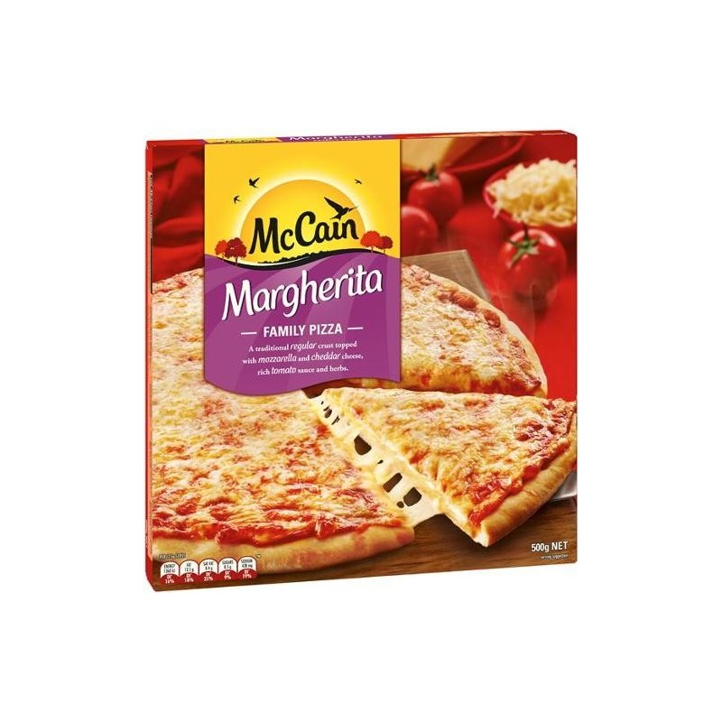 MARGHERITA PIZZA 500G MARGHERITA PIZZA 500G