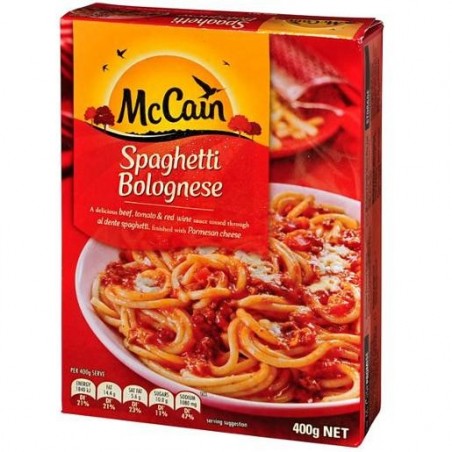 McCAIN SPAGHETTI BOLOGNESE 400GM