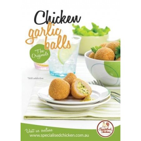 CHICKEN GARLIC BALLS 1KG