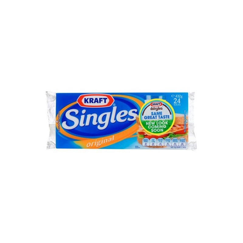CHEDDER CHEESE SINGLES 432GM CHEDDER CHEESE SINGLES 432GM