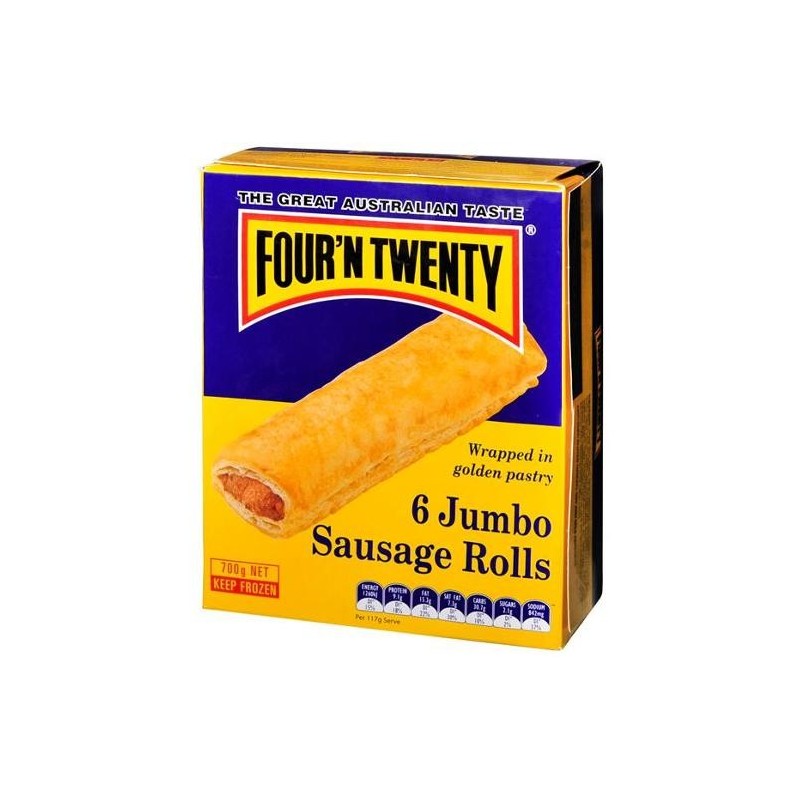 SAUSAGE ROLL JUMBO 6 PACK 700GM SAUSAGE ROLL JUMBO 6 PACK 700GM