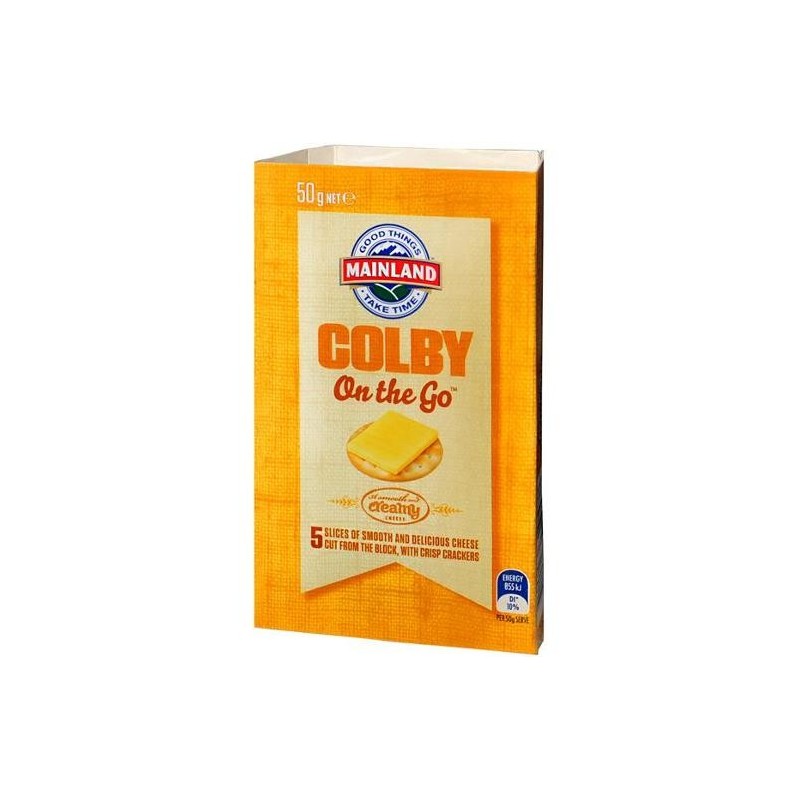 COLBY CHEESE ON THE GO 50GM COLBY CHEESE ON THE GO 50GM