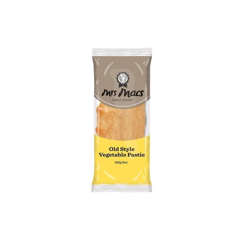 OLD STYLE VEGETABLE PASTIE 180GM OLD STYLE VEGETABLE PASTIE 180GM