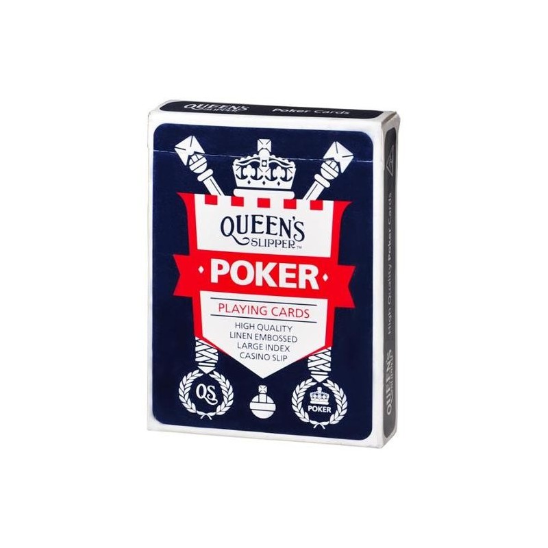 LARGE INDEX HIGH SLIP POKER PLAYING CARDS 1PK LARGE INDEX HIGH SLIP POKER PLAYING CARDS 1PK