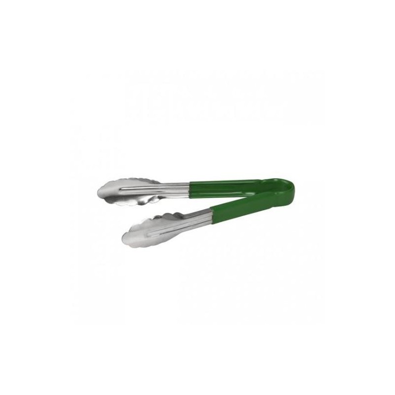 GREEN METAL TONGS 230MM 1EA GREEN METAL TONGS 230MM 1EA