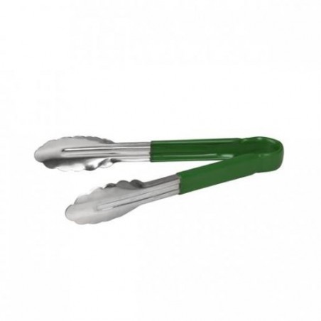 GREEN METAL TONGS 230MM 1EA