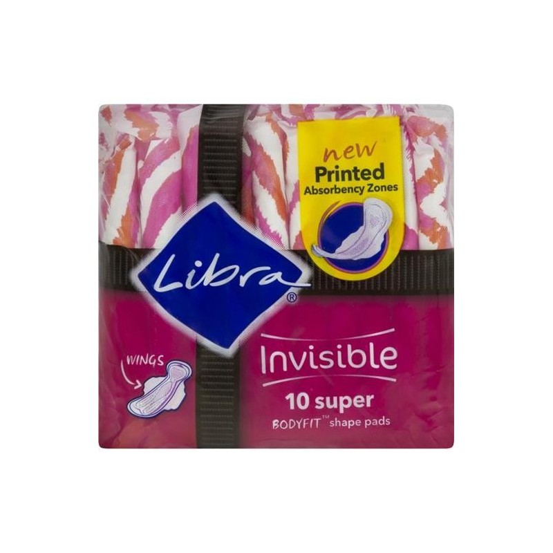LIBRA INVISIBLE WING SUPR 10S LIBRA INVISIBLE WING SUPR 10S