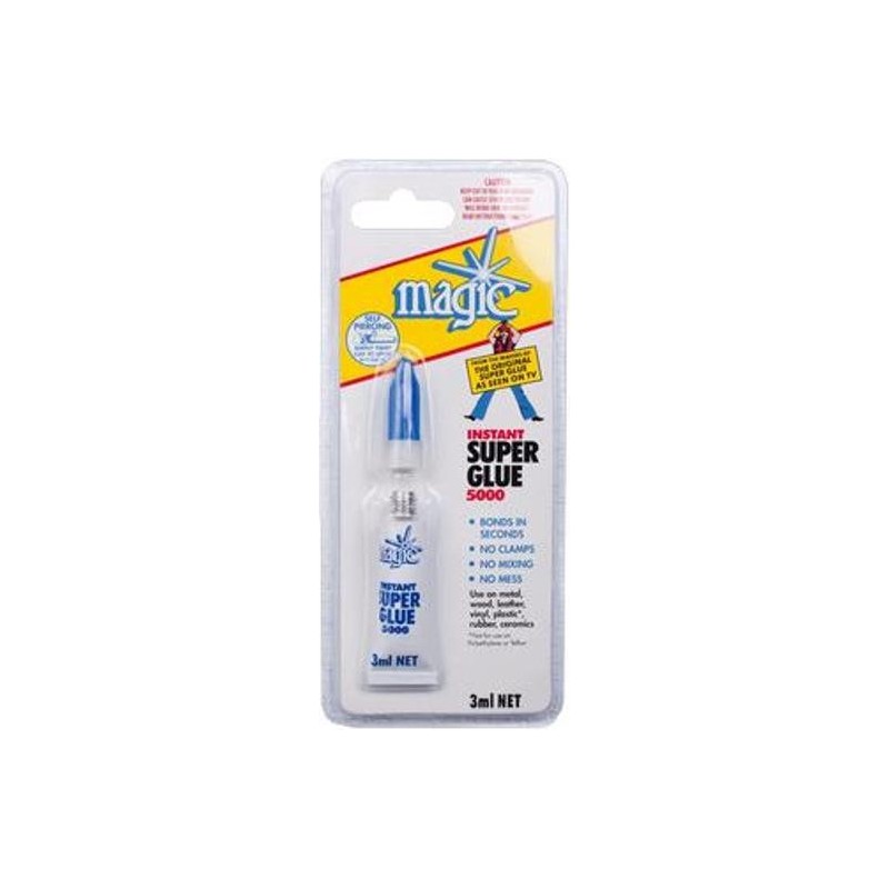 MAGIC SUPER SUPERGLUE TUBE 3ML MAGIC SUPER SUPERGLUE TUBE 3ML