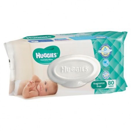 HUGGIES B/WIPE U/S RF 80S