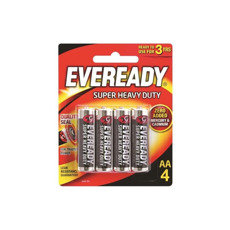 BLACK SUPER HEAVY DUTY AA BATTERY 4PK BLACK SUPER HEAVY DUTY AA BATTERY 4PK