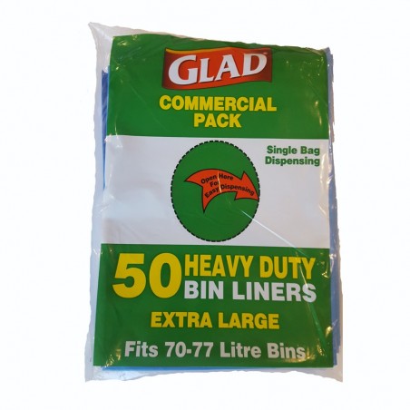 HEAVY DUTY GARBAGE BAG GREEN 50S