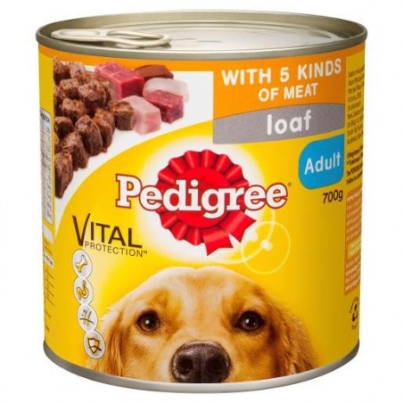 FIVE KINDS OF MEAT DOG FOOD 700GM