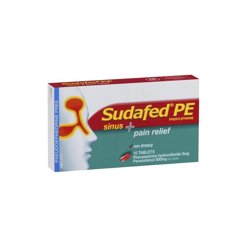 SUDAFED PE SINUS&PAIN 10S SUDAFED PE SINUS&PAIN 10S