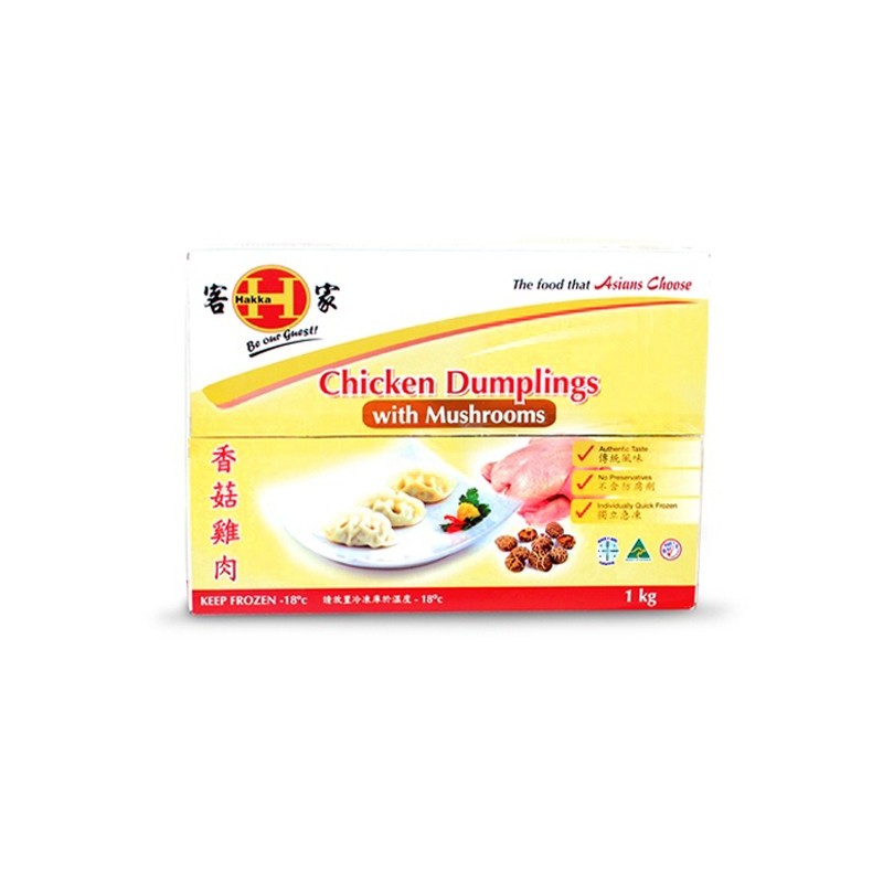 CHICKEN DUMPLINGS WITH MUSHROOMS CATERING PACK 1KG CHICKEN DUMPLINGS WITH MUSHROOMS CATERING PACK 1KG