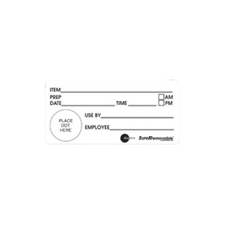 LABELS REMOVABLE SHELF LIFE 102 X 47MM 500'S
