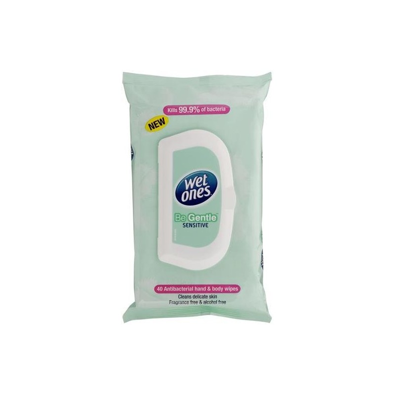 BE GENTLE ANTIBACTERIAL MOIST HAND WIPES... BE GENTLE ANTIBACTERIAL MOIST HAND WIPES...