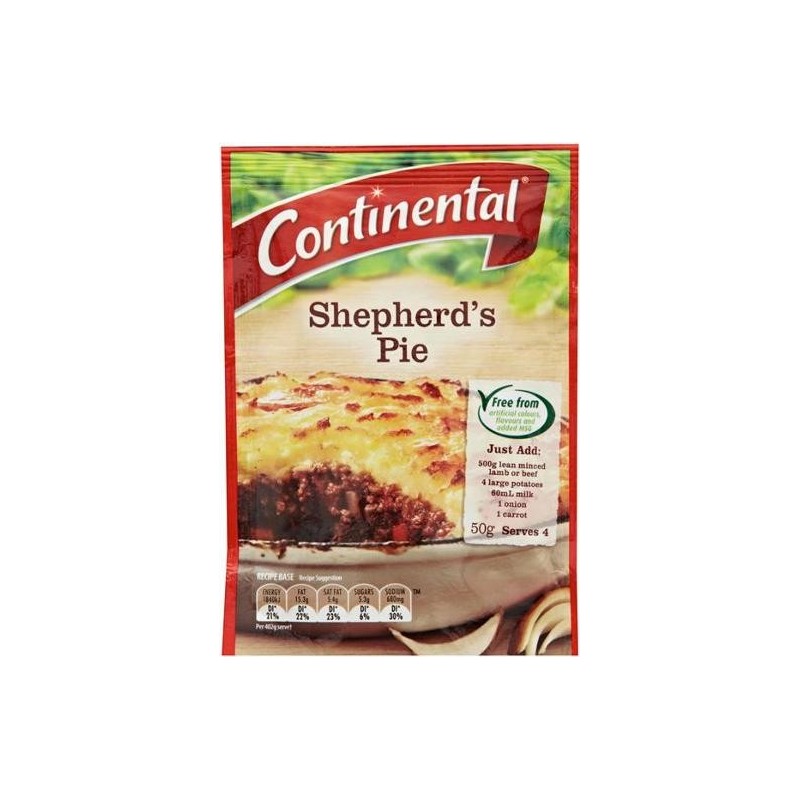 SHEPHERDS PIE RECIPE BASE 50G SHEPHERDS PIE RECIPE BASE 50G