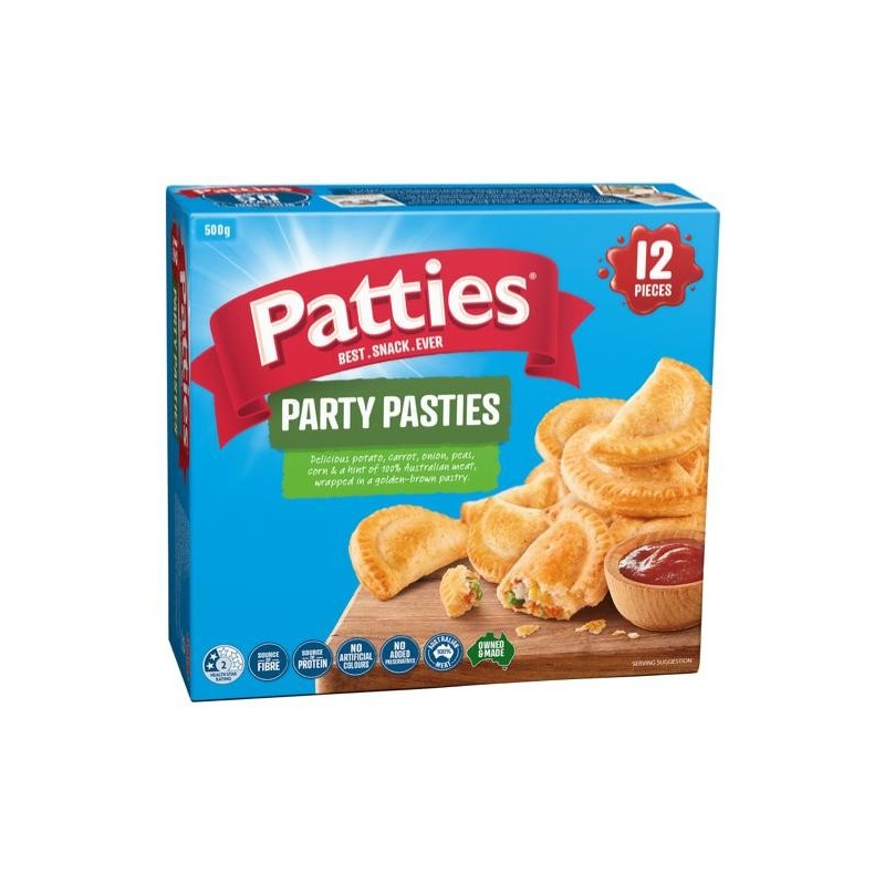 PATTIES PARTY PASTIES 12 PACK