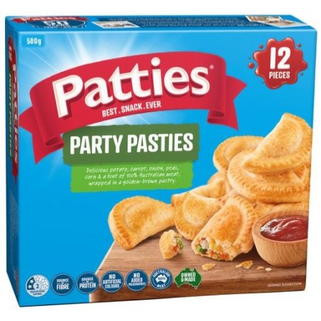 PATTIES PARTY PASTIES 12 PACK