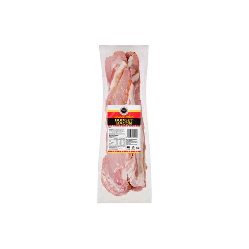 BUDGET BACON 1KG BUDGET BACON 1KG