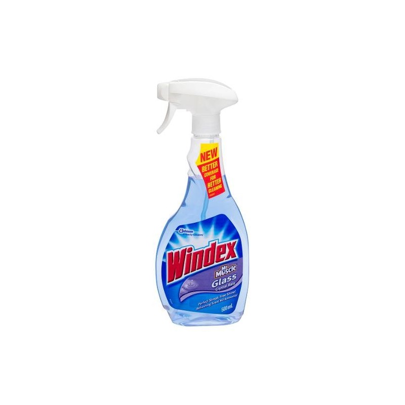 CRYSTAL RAIN GLASS CLEANER TRIGGER 500ML CRYSTAL RAIN GLASS CLEANER TRIGGER 500ML