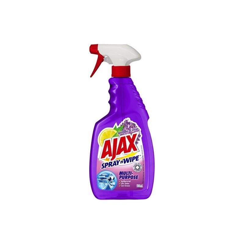SPRAY N WIPE LAVENDER and CITRUS TRIGGER 500ML SPRAY N WIPE LAVENDER and CITRUS TRIGGER 500ML
