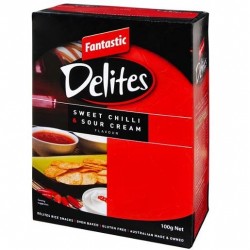 DELITES SWEET CHILLI AND SOUR CREAM 100GM