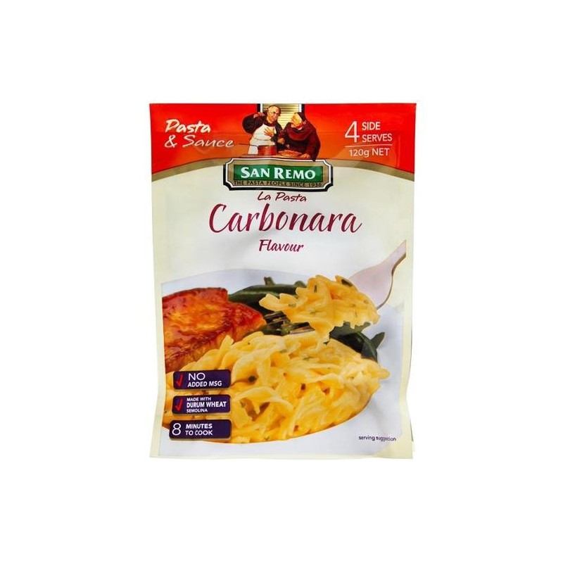CARBONARA 4 SERVES 120GM CARBONARA 4 SERVES 120GM