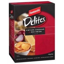 DELITES VINTAGE CHEDDAR and RED ONION 100GM