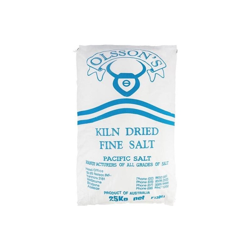 DRIED FINE PACIFIC SALT 25KG DRIED FINE PACIFIC SALT 25KG