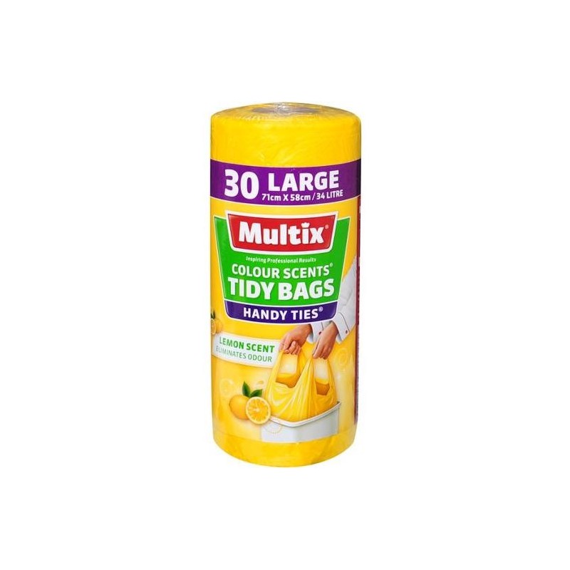 COLOR SCENTS LEMON KITCHEN TIDY BAGS 30S COLOR SCENTS LEMON KITCHEN TIDY BAGS 30S