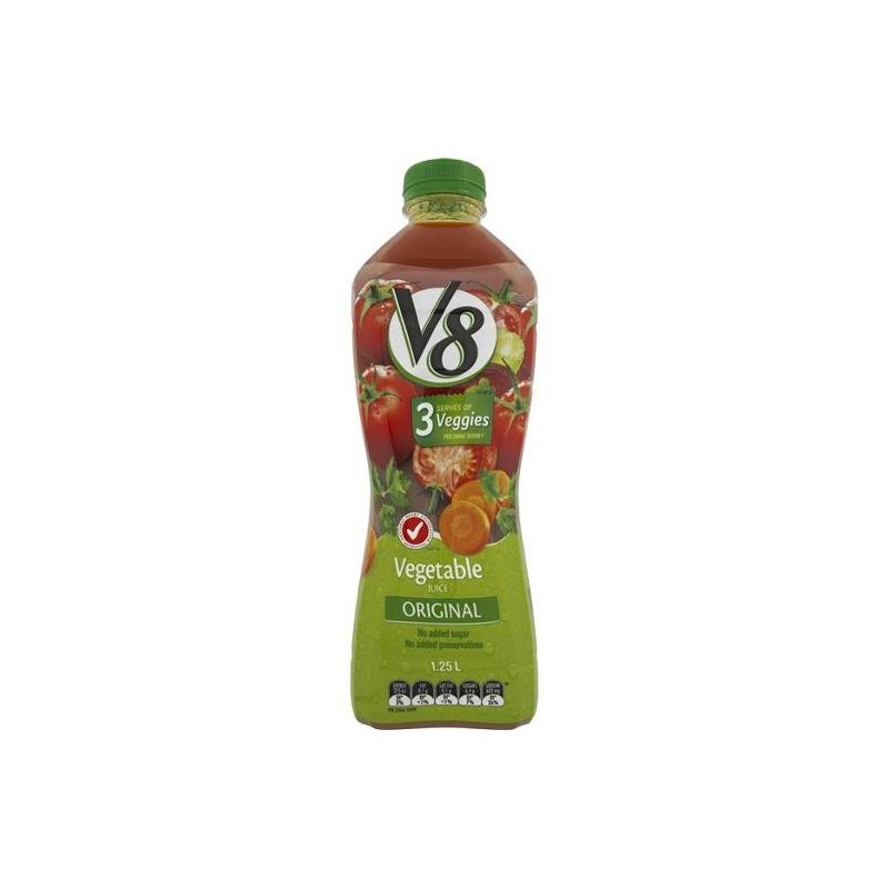 V8 JUICE VEGETABLE ORIGINAL 1.25L V8 JUICE VEGETABLE ORIGINAL 1.25L