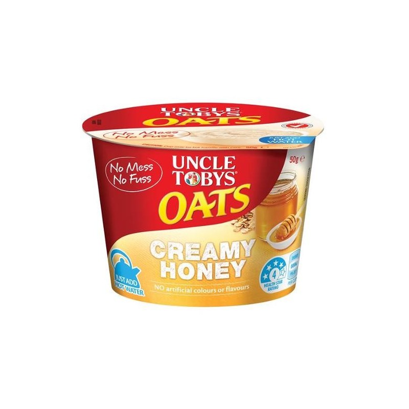 QUICK OATS CREAMY HONEY BREAKFAST CEREAL 50GM QUICK OATS CREAMY HONEY BREAKFAST CEREAL 50GM