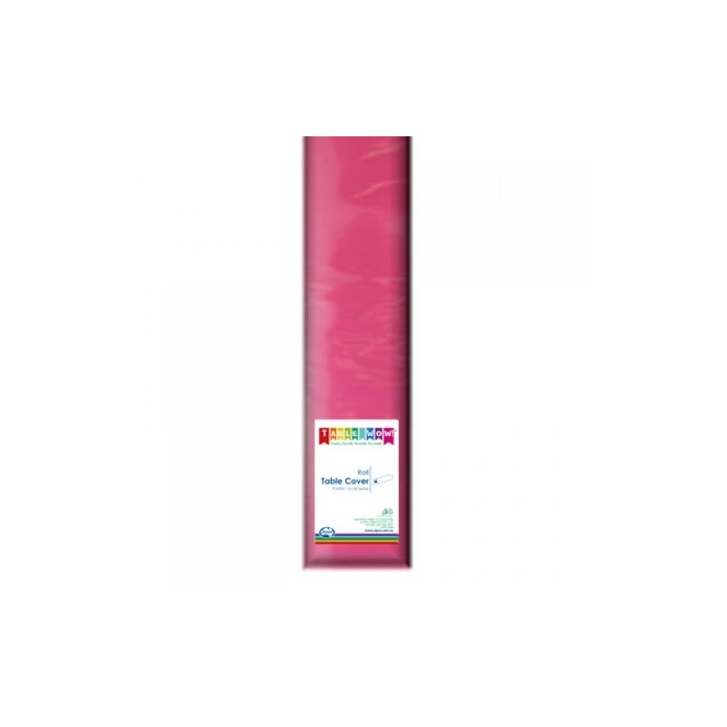 MAGENTA PLASTIC TABLE COVER ROLL 1EA MAGENTA PLASTIC TABLE COVER ROLL 1EA