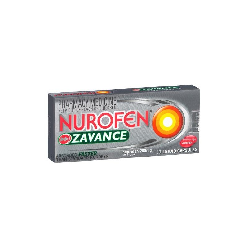 NUROFEN ZAVANCE LIQ CAPS 10S NUROFEN ZAVANCE LIQ CAPS 10S