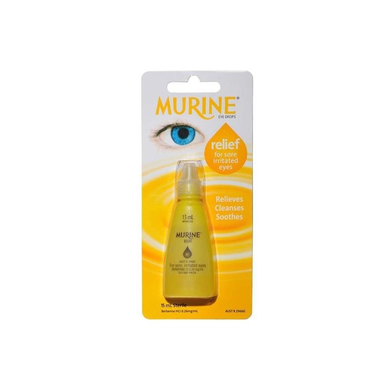 MURINE EYE DROPS-RELIEF 15ML MURINE EYE DROPS-RELIEF 15ML