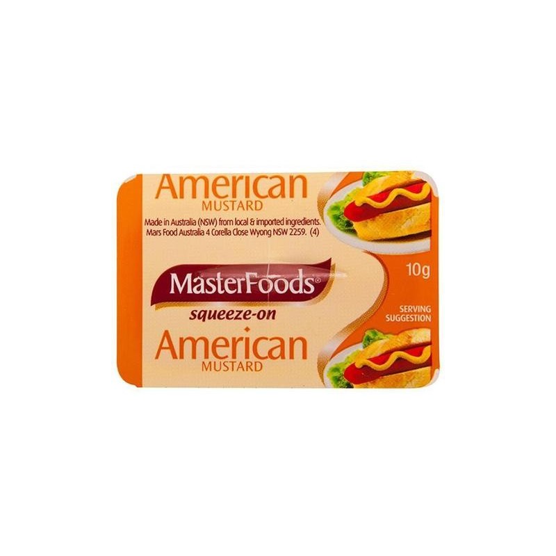 AMERICAN MUSTARD SQUEEZE 10GM AMERICAN MUSTARD SQUEEZE 10GM